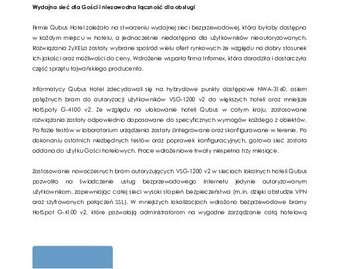 Rozwiązania ZyXELa dla hoteli Qubus