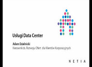 Netia wzmacnia swoją pozycję na rynku Data Center technologie, ekonomia/biznes/finanse - Netia rozbudowała o kolejne 500 m2 swoje centrum kolokacyjne w Warszawie. Jeszcze bardziej znaczące zwiększenie potencjału Netii na rynku Data Center nastąpiło na skutek powstania Data Center Alliance (DCA). W ramach DCA Netia wspólnie z partnerami, oferuje doskonale skomunikowane powierzchnie kolokacyjne w całym kraju.