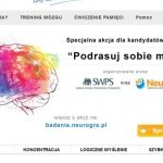 „Podrasuj sobie mózg” z Neurogra.pl