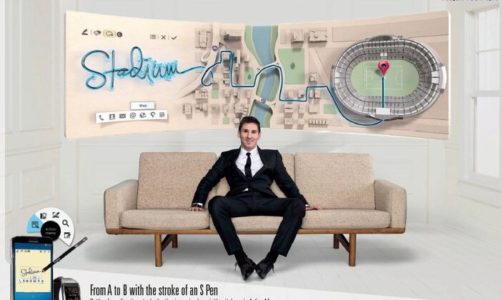 Lionel Messi w spocie kampanii reklamowej „Design Your Life” firmy Samsung