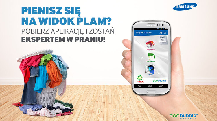 10 tysięcy smartfonowych ekspertów od prania technologie, towary konsumpcyjne - Kto w domu zajmuje się praniem? Dawniej zazwyczaj była to kobieta, jednak wyraźnie widać nową tendencje. Coraz częściej mężczyźni walczą (i to skutecznie!) z opornymi plamami. Dzieje się tak zapewne dzięki temu, że teraz coraz częściej prace domowe często przypominają zabawę elektronicznymi gadżetami