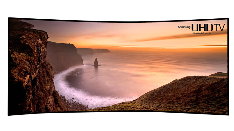 Samsung prezentuje pierwszy na świecie, największy i najbardziej wklęsły telewizor Ultra HD o przekątnej 105 cali nowe produkty, usługi, technologie - Firma Samsung Electronics ogłosiła, że na targach CES 2014 zaprezentuje 105-calowy wklęsły telewizor Ultra HD, pierwszy tak duży i tak mocno zakrzywiony telewizor na świecie. 