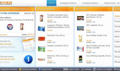 Najczęściej potrzebne leki, suplementy, kosmetyki, w zasięgu pilota na Samsung Smart TV