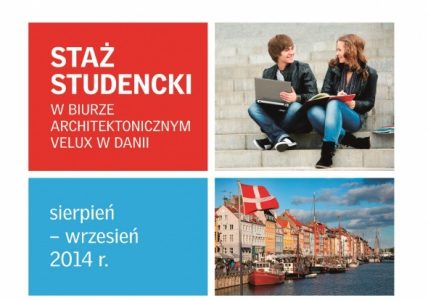 XIII edycja konkursu VELUX o staż w Danii