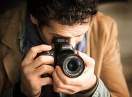 Aparaty fotograficzne na złotą, polską jesień