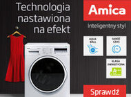 Pralki Amica: technologia nastawiona na efekt