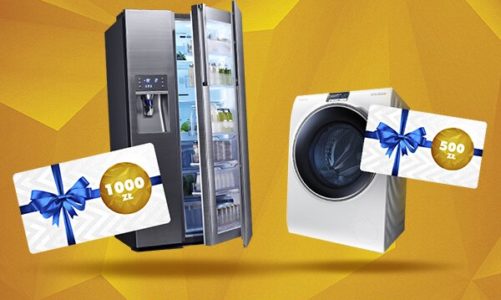Kup pralkę lub lodówkę Samsung i otrzymaj atrakcyjny prezent