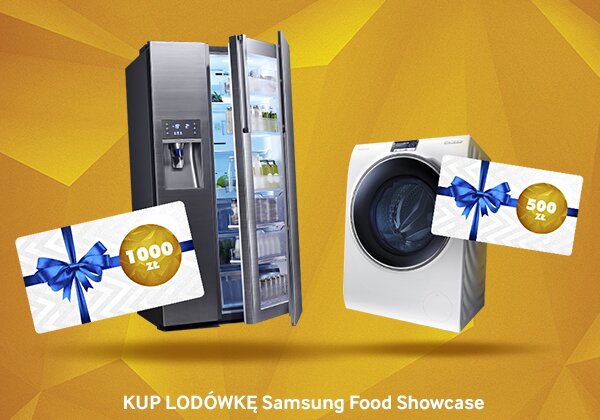 Kup pralkę lub lodówkę Samsung i otrzymaj atrakcyjny prezent
