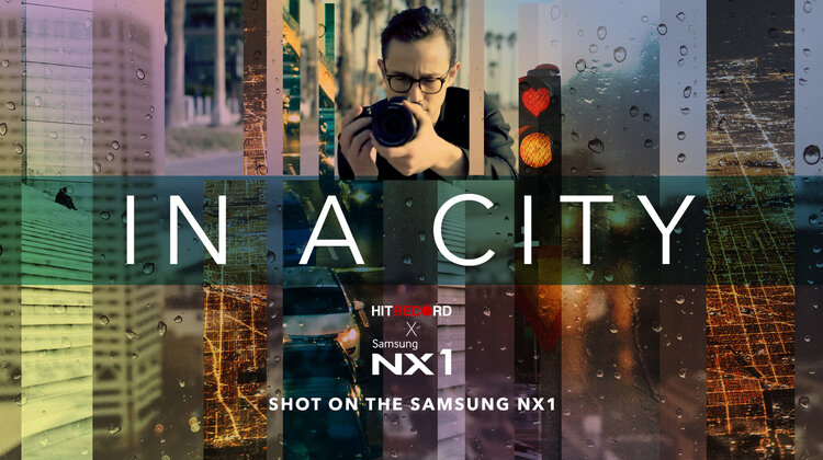 Joseph Gordon-Levitt prezentuje możliwości aparatu Samsung NX1 i standardu 4K UHD technologie, media/marketing/reklama - Josepha Gordon-Levitta