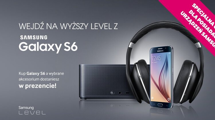 Darmowe słuchawki i głośniki z serii Level dla użytkowników Galaxy nowe produkty, usługi, technologie - W czwartek 28 maja 2015 ruszyła specjalna oferta dla aktualnych posiadaczy wybranych urządzeń firmy Samsung – przy zakupie topowego modelu Samsung Galaxy S6, nabywcy będą mogli sami wybrać głośniki lub słuchawki z linii Level jako dodatek do swoich nowych smartfonów. Firma docenia i nagradza w ten sposób dotychczasowych użytkowników wcześniejszych topowych urządzeń z serii Galaxy.