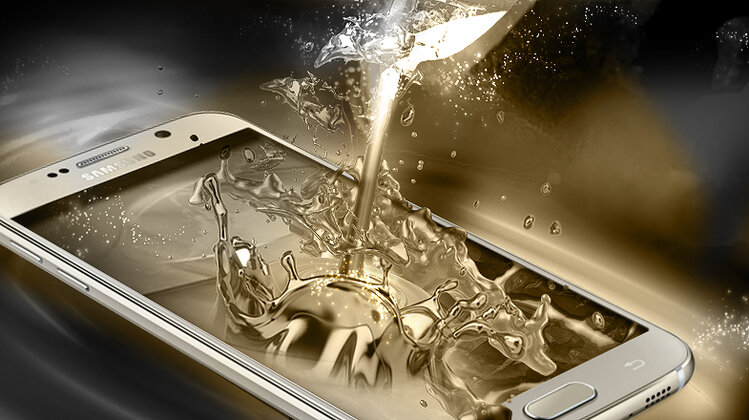 Niespodziewana gorączka złota wśród użytkowników smartfonów styl życia, technologie - Złoto jest nową czernią. Tak przynajmniej wnioskować można z najnowszych danych sprzedażowych Samsung, według których jeden na czterech użytkowników (23%), kupując Galaxy S6 lub S6 Edge, wybiera edycję w kolorze platynowego złota (Gold Platinum).
