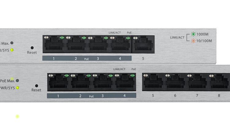 Najnowsza seria 5 i 8 portowych przełączników ZyXEL GS1200 upraszcza proces instalacji w małych biurach nowe produkty, usługi, internet - ZyXEL Communications wprowadził nową serię 5 i 8 portowych przełączników gigabitowych z intuicyjnym interfejsem zarządzania (