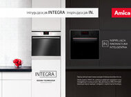 Intrygujące i inspirujące piekarniki Amica nowe produkty, usługi, technologie - Intrygująca jak INTEGRA, inspirująca jak IN. – w najnowszej kampanii promocyjnej marki Amica kuchnia to miejsce pełne inspiracji, a prezentowane piekarniki intrygują i inspirują do podejmowania kulinarnych wyzwań. Zintegrowana kampania 360