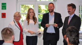 Przyszli stolarze z Czarnej Wody spotkali się z Konsul Generalną Niemiec
