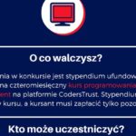 Wejdź na stronę www.zaprogramujswojąprzyszłość.pl i wygraj stypendium, które odmieni Twoje życie zawodowe