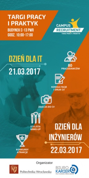 Altimi rekrutuje na Politechnice Wrocławskiej BIZNES, Edukacja - W dniu 21 marca, na terenie Politechniki Wrocławskiej, odbędą się targi pracy i praktyk CAMPUS RECRUITMENT poświęcone wyłącznie branży IT.