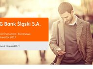 Klienci ING wybierają nowoczesne rozwiązania internet, technologie - W ciągu trzech kwartałów 2017 roku skonsolidowany zysk netto ING Banku Śląskiego wyniósł 1 036 mln zł, co oznacza wzrost o 4% w porównaniu z analogicznym okresem ub.r. ING zanotował wzrost podstawowych wielkości komercyjnych - wartości kredytów o 13%, a depozytów o 7%. Dzięki nowoczesnym rozwiązaniom cyfrowym większość kredytów gotówkowych w bankowości detalicznej oraz wniosków kredytowych po stronie korporacyjnej jest składanych przez internet.