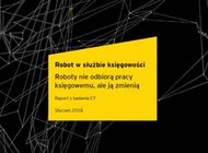 Raport EY: Roboty nie zabiorą pracy księgowym, ale rewolucyjnie zmienią ich pracę praca, technologie - 67% ankietowanych przez EY jest przekonanych, że nowe technologie będą odgrywały coraz większą rolę w firmie. Technologia, w tym robotyzacja, pozwoli księgowym nie tylko odtwarzać zdarzenia z przeszłości, ale na podstawie posiadanych danych przewidywać wyzwania podatkowe i księgowe w przyszłości – takie wnioski płyną z badania firmy doradczej EY „Robot w służbie księgowości” przeprowadzonego na grupie blisko 150 przedstawicieli zarządów, dyrektorów finansowych i głównych księgowych.
