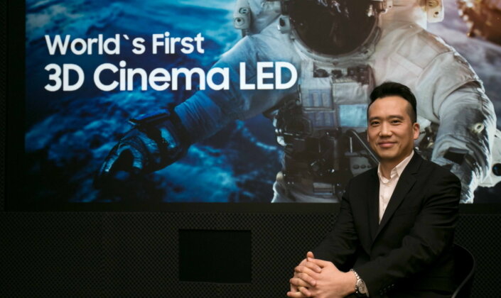 ISE 2018: Samsung prezentuje pierwszy na świecie ekran 3D Cinema LED nowe produkty, usługi, technologie - Firma Samsung Electronics zaprezentowała na targach ISE 2018 pierwszy na świecie ekran kinowy 3D Cinema LED. Jest to kolejna generacja innowacyjnego rozwiązania, które zrewolucjonizuje światową branżę kinową.