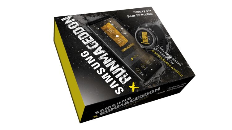 Runmageddon i Samsung ze świąteczną ofertą dla Runmageddończyków sport, technologie - Popularna marka technologiczna Samsung oraz Organizator Runmageddonu cyklu ekstremalnych biegów z przeszkodami przygotowali świąteczną ofertę dla osób aktywnych sportowo. Specjalny zestaw Galaxy S9+ oraz zegarek Gear S3 frontier w unikalnej cenie.