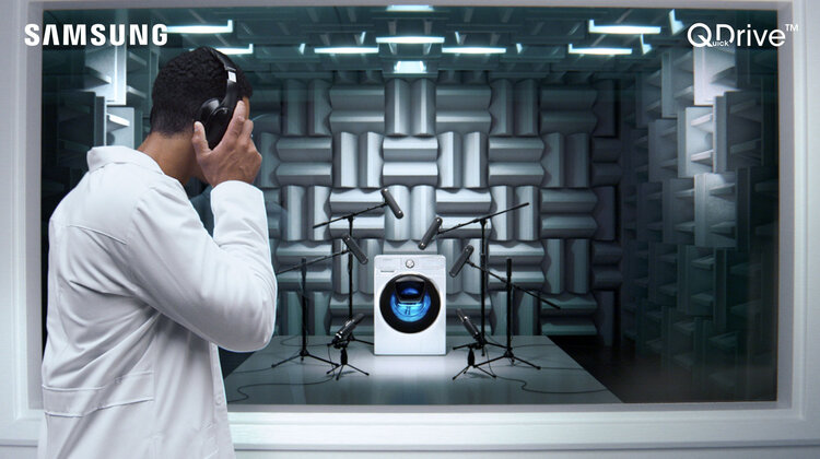 Z laboratorium do twojego domu, czyli ekstremalne testowanie pralki nowe produkty, usługi, technologie - Ponad 150 – tyle prób przeszła pralka QuickDriveTM, zanim trafiła do naszych domów. Trwałość, poziom generowanego hałasu, odporność na wysoką temperaturę i wreszcie skuteczność prania – to tylko niektóre obszary badane przez ekspertów Samsung podczas wewnętrznych testów laboratoryjnych.