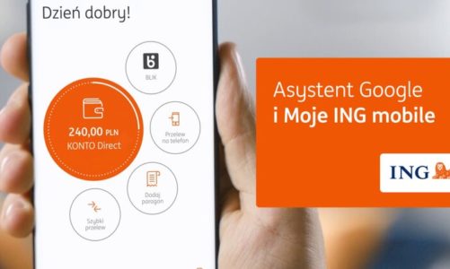 Głosowa obsługa aplikacji Moje ING z Asystentem Google
