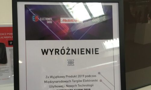 Oczyszczacze powietrza serii UA SHARP wyróżnione podczas Electronics Show 2019
