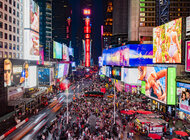 Samsung postawił na Times Square ekran o wielkości pięciu kortów tenisowych