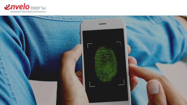 Do aplikacji EnveloBanku zalogujesz się odciskiem palca