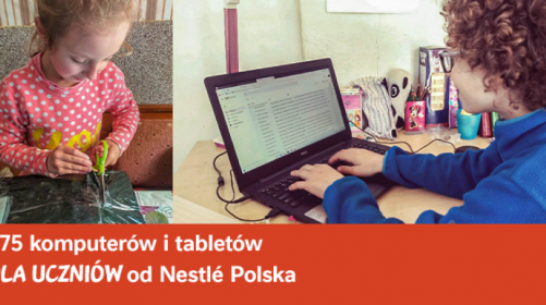 275 komputerów i tabletów dla uczniów od Nestlé Polska