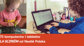 275 komputerów i tabletów dla uczniów od Nestlé Polska BIZNES, Edukacja - Firma Nestlé Polska przekazała – za pośrednictwem gmin w całym kraju – 275 komputerów i tabletów na rzecz akcji #KomputerDlaUcznia. Sprzęt, przeznaczony do nauki online, trafi do najbardziej potrzebujących dzieci m.in. z Kalisza, Rzeszowa i Lublina.