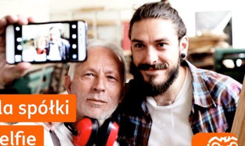 Konto dla spółki na selfie