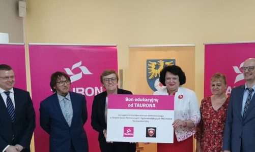 Nowoczesne wyposażenie laboratorium od TAURONA